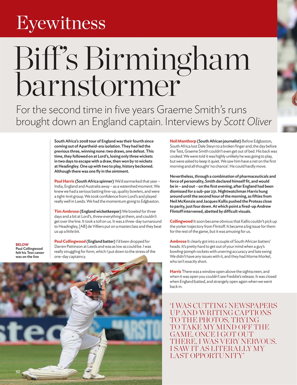 The Cricketer Magazine Preview Pages