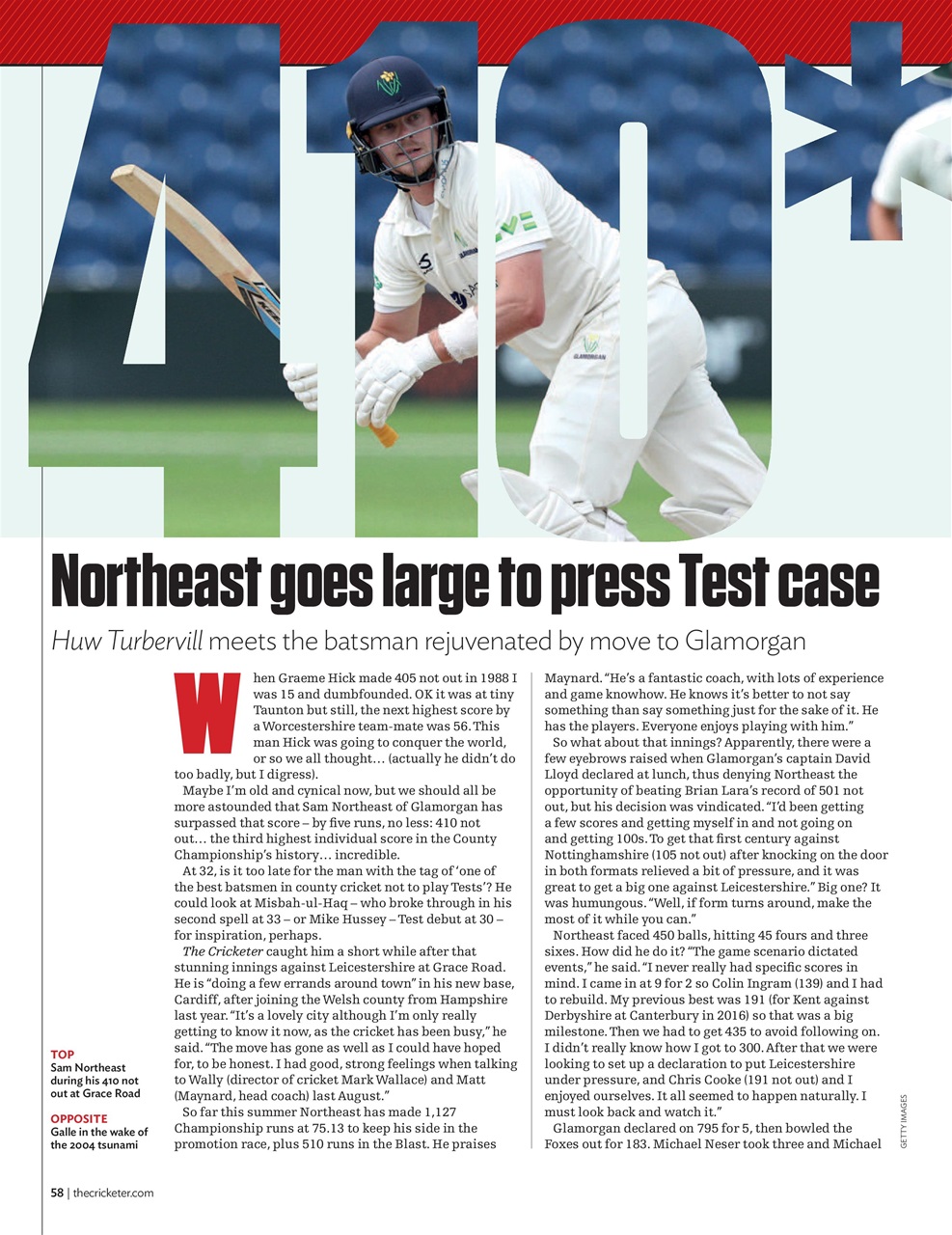 The Cricketer Magazine Preview Pages