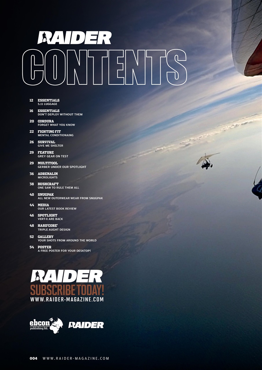 Raider Preview Pages