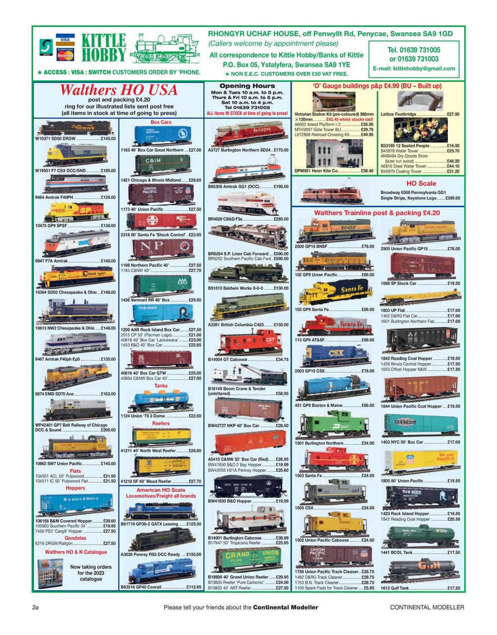 Continental Modeller Preview Pages