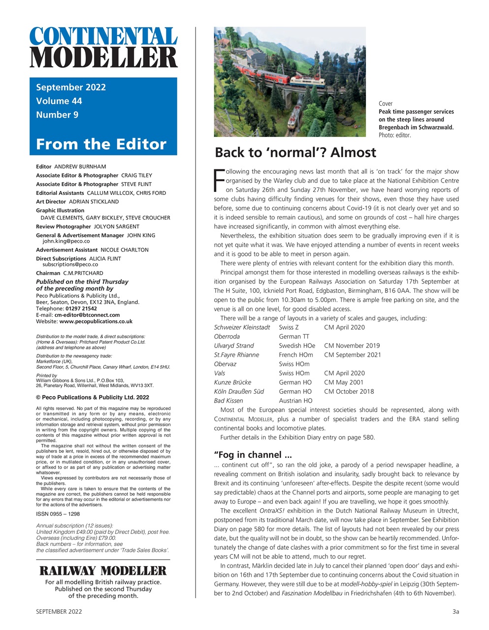 Continental Modeller Preview Pages