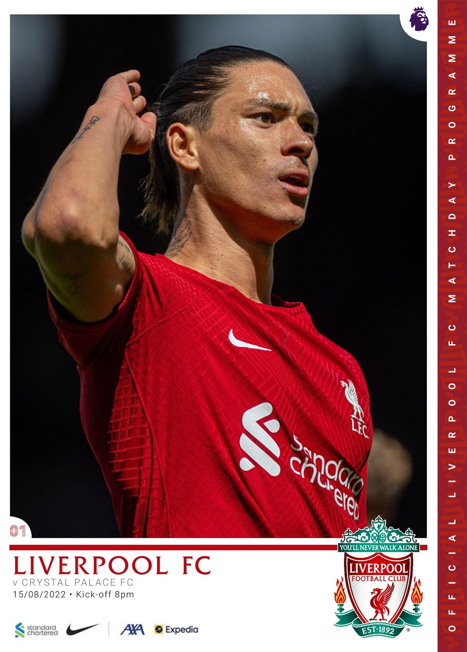 Liverpool FC Programmes Preview Pages