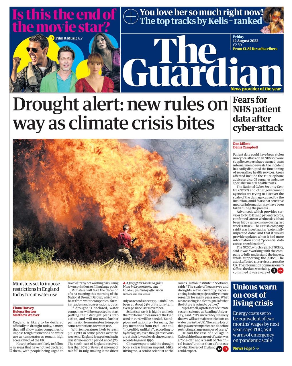 The Guardian Newspaper Preview Pages