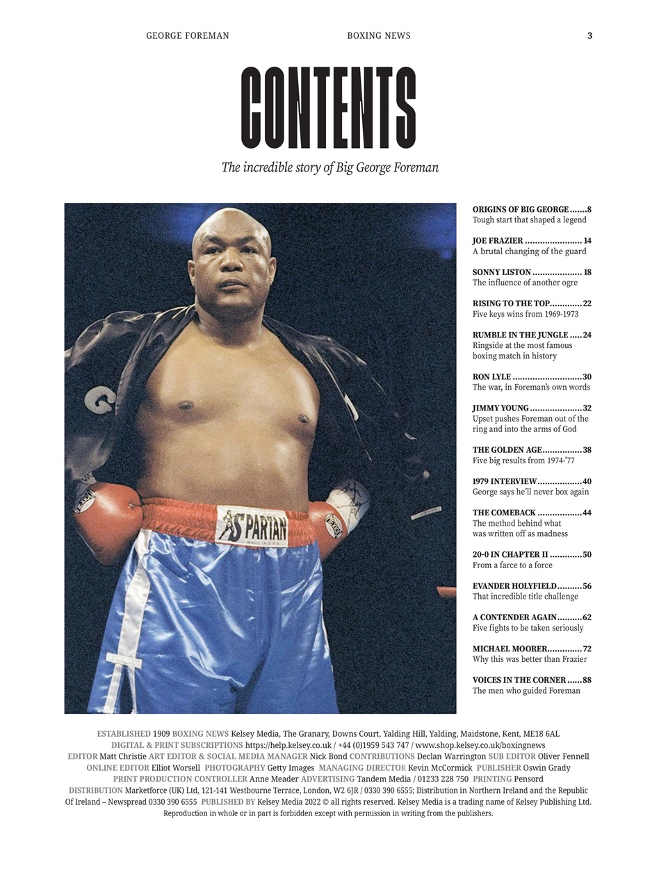 Boxing News Presents Preview Pages