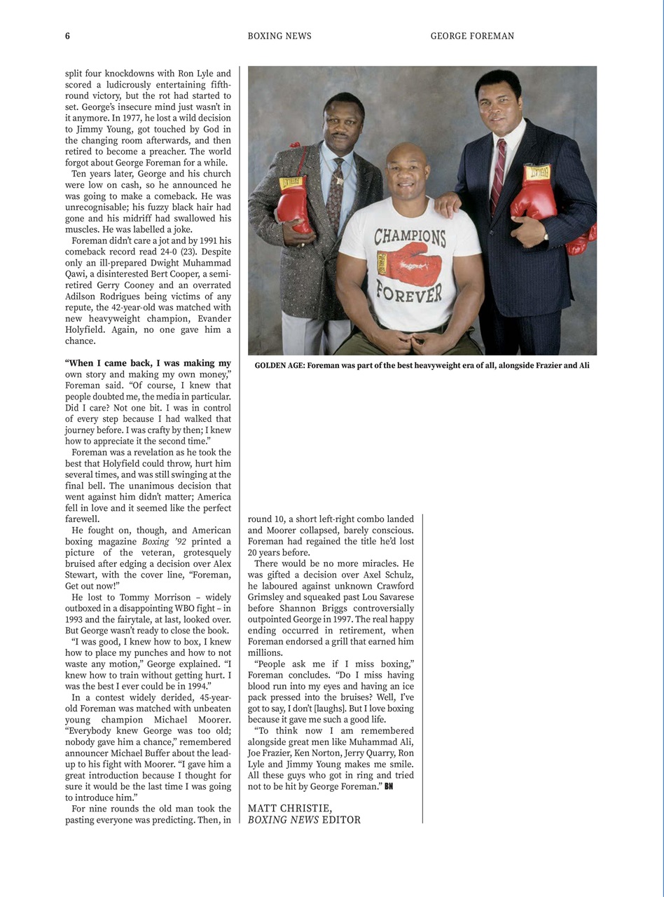Boxing News Presents Preview Pages