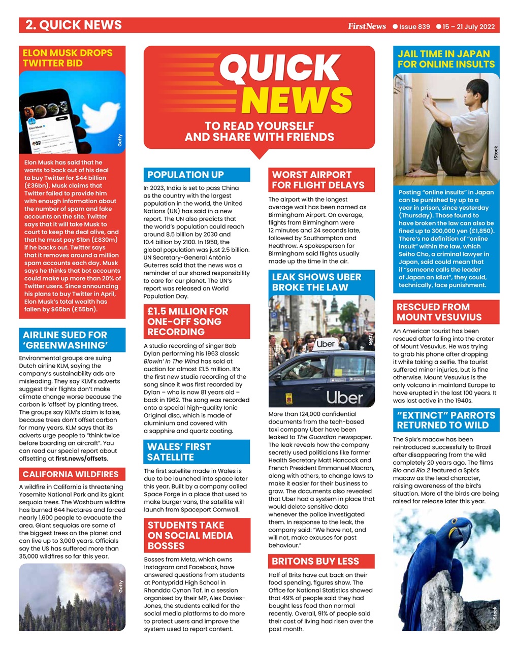 First News Preview Pages