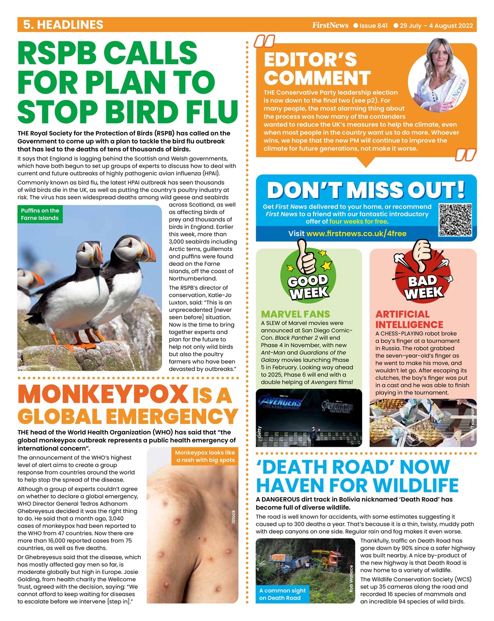First News Preview Pages
