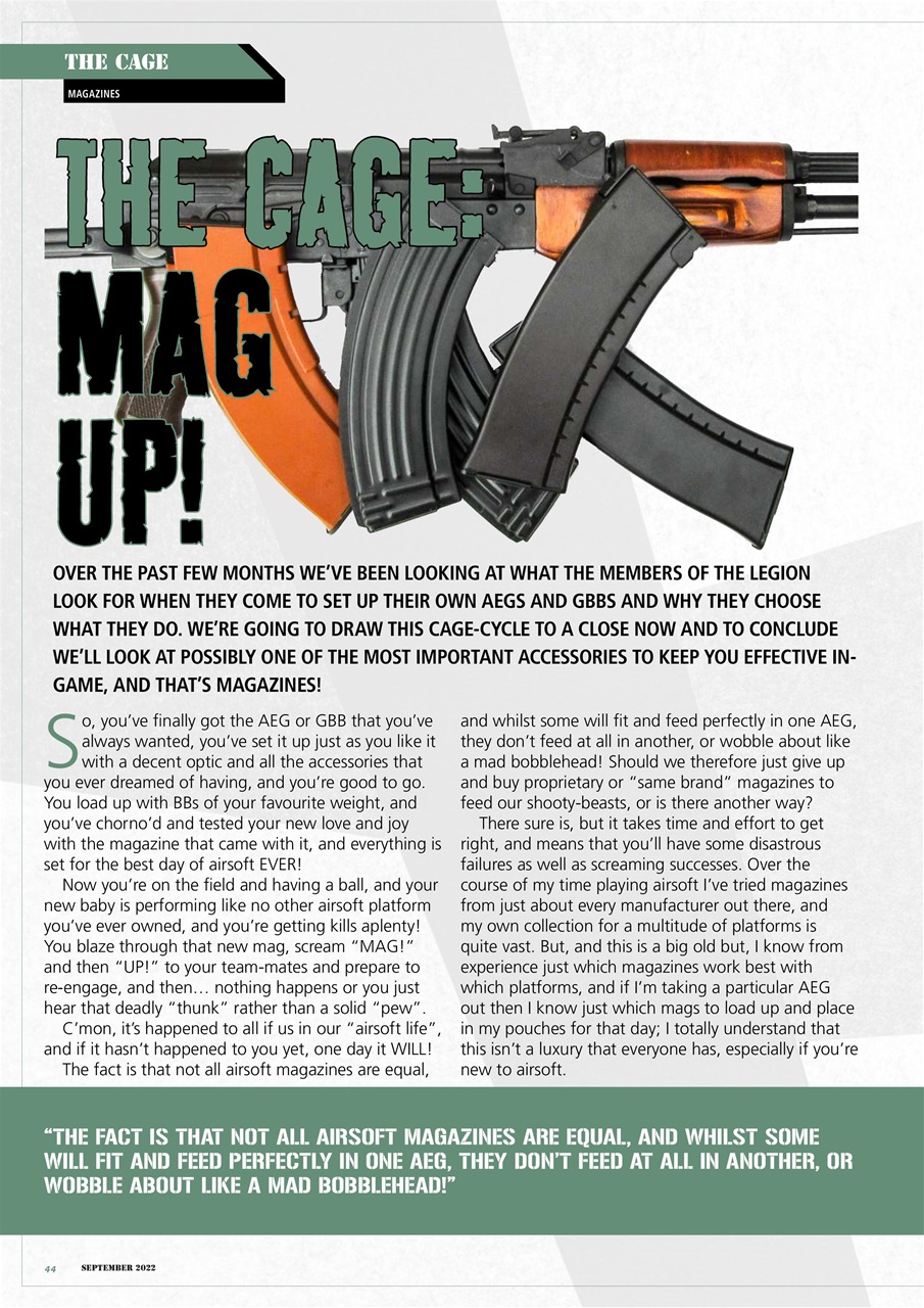 Airsoft Action Preview Pages