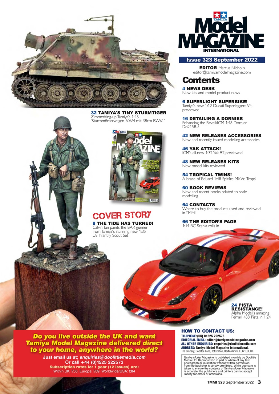 Tamiya Model Magazine Preview Pages