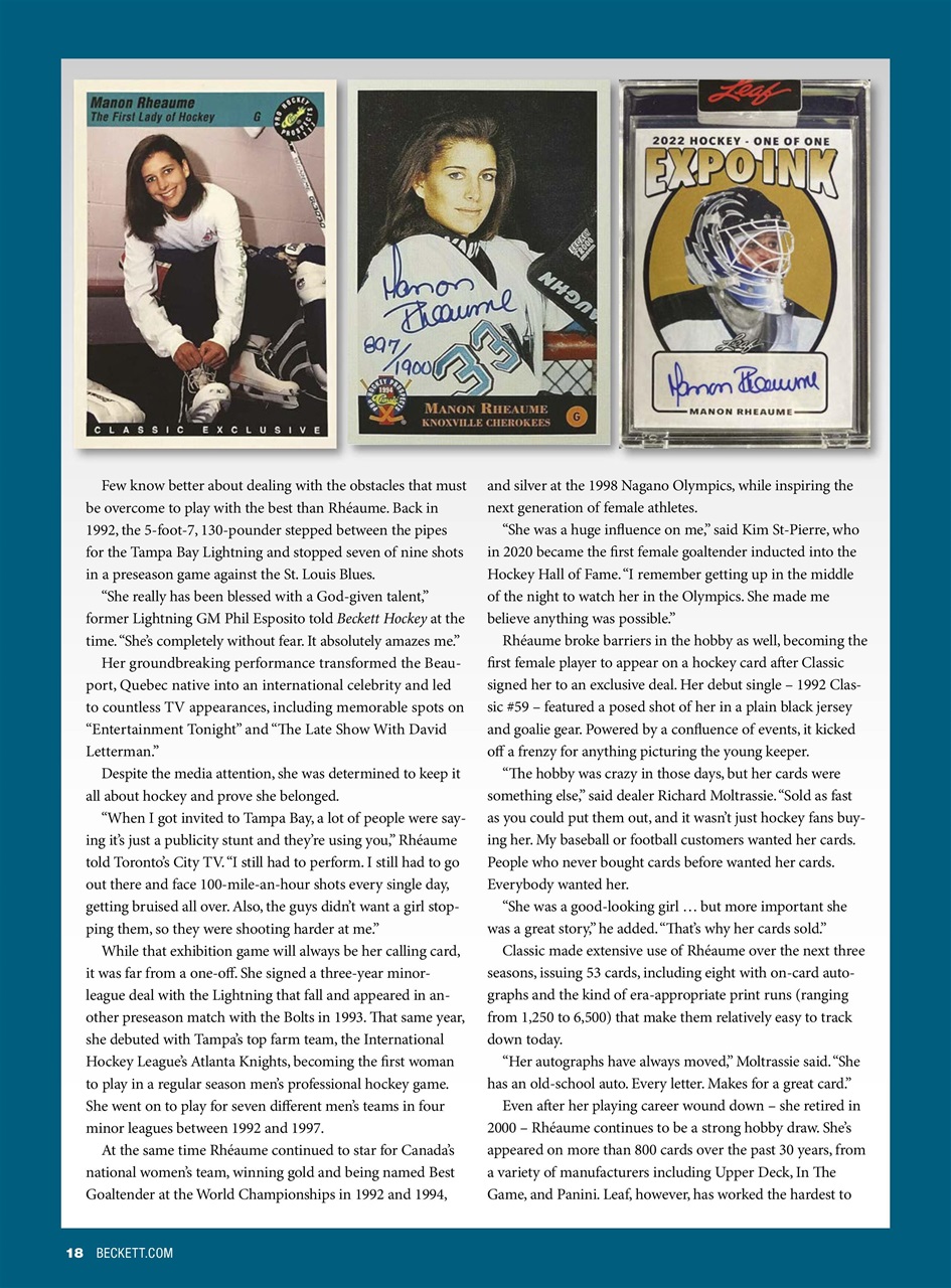 Sports Card Monthly Magazine Preview Pages