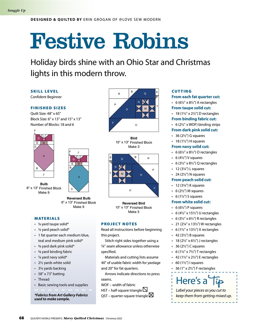 Quilter's World Preview Pages