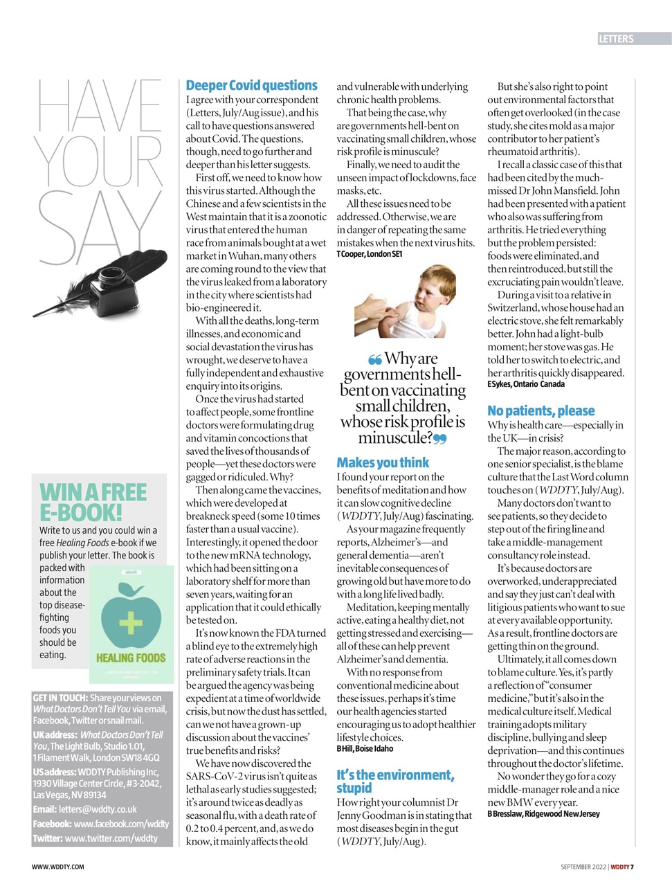 What Doctors Don't Tell You Preview Pages