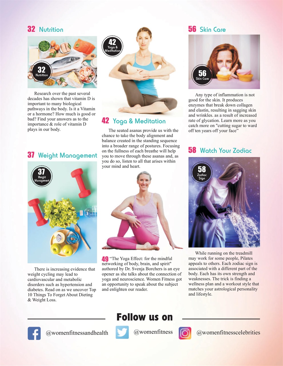 Women Fitness Preview Pages
