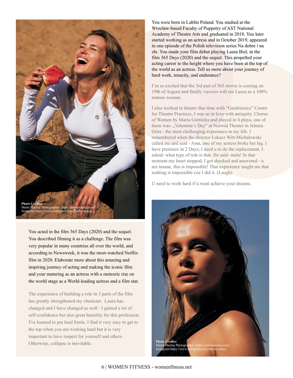 Women Fitness Preview Pages