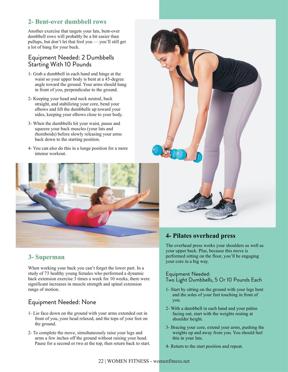 Women Fitness Preview Pages