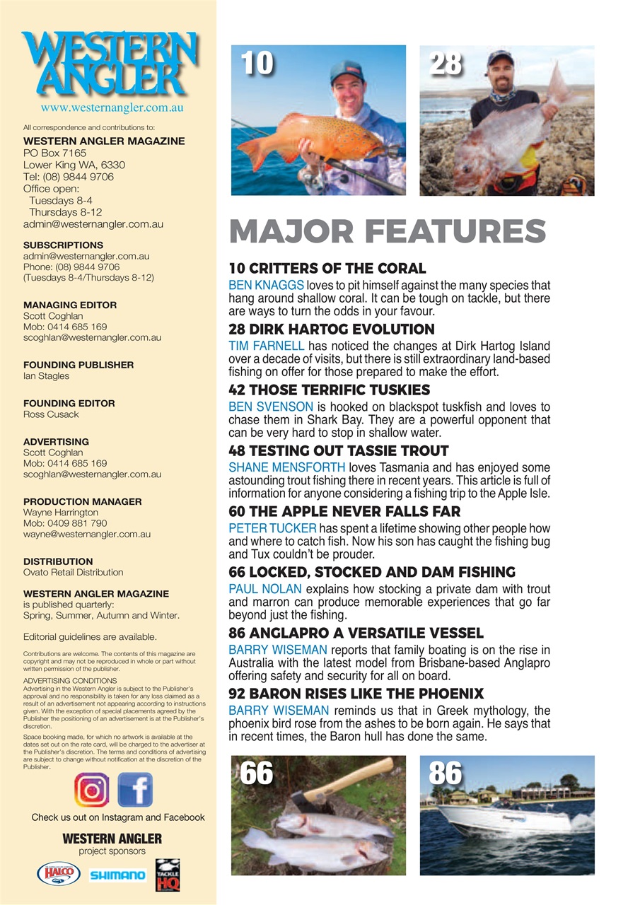 Western Angler Preview Pages