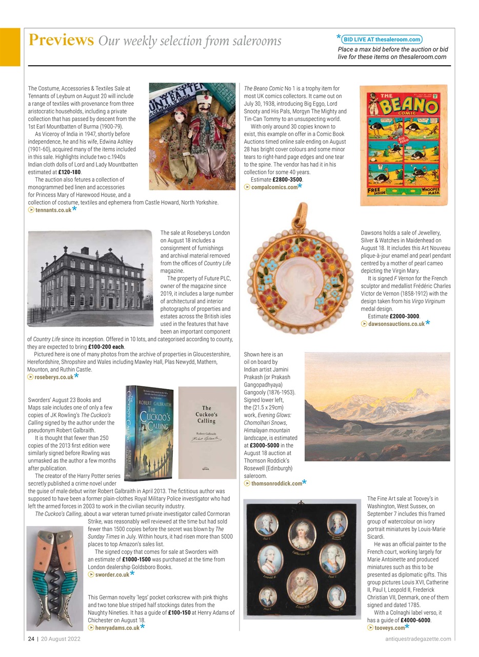 Antiques Trade Gazette Preview Pages