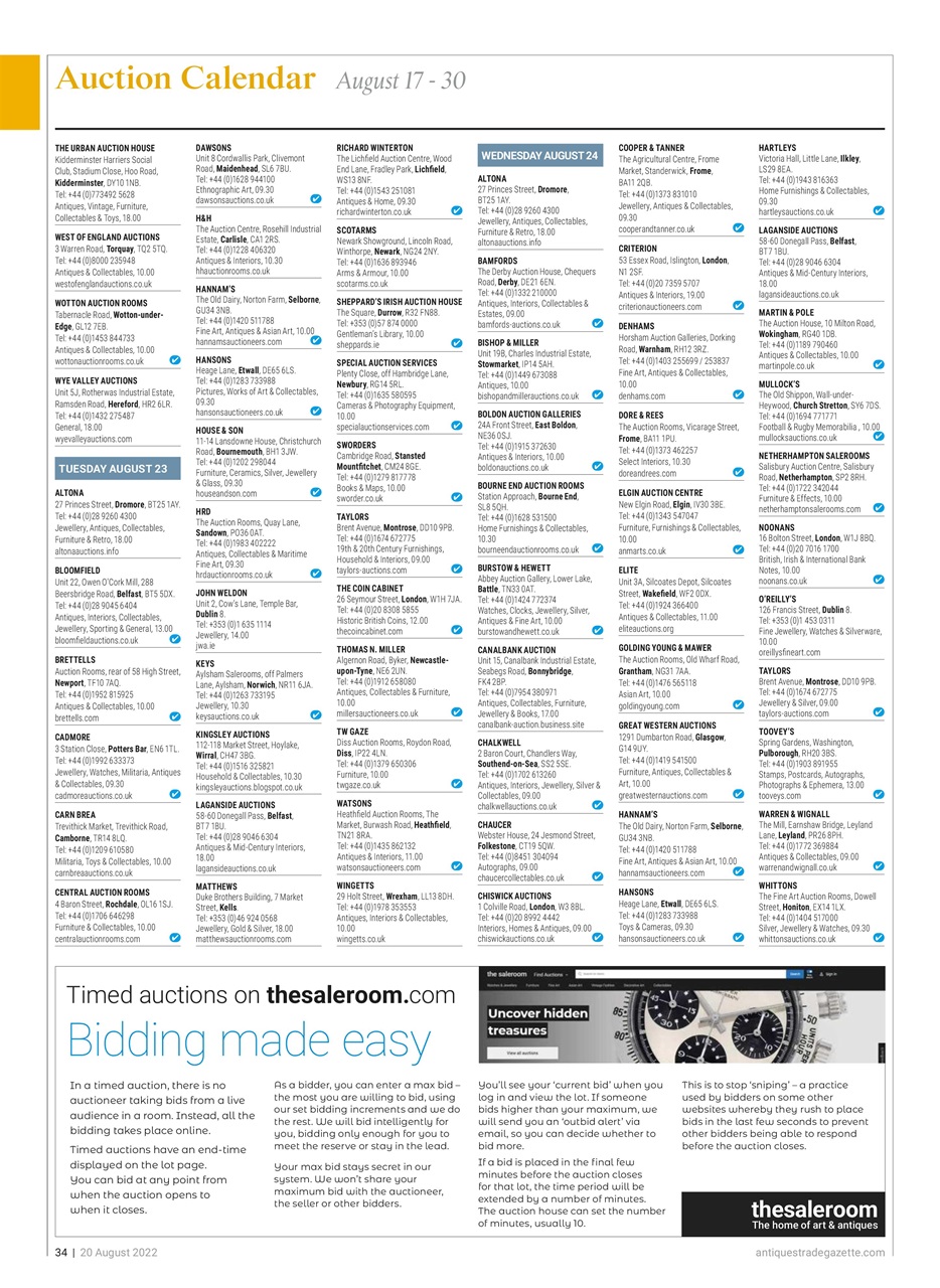 Antiques Trade Gazette Preview Pages