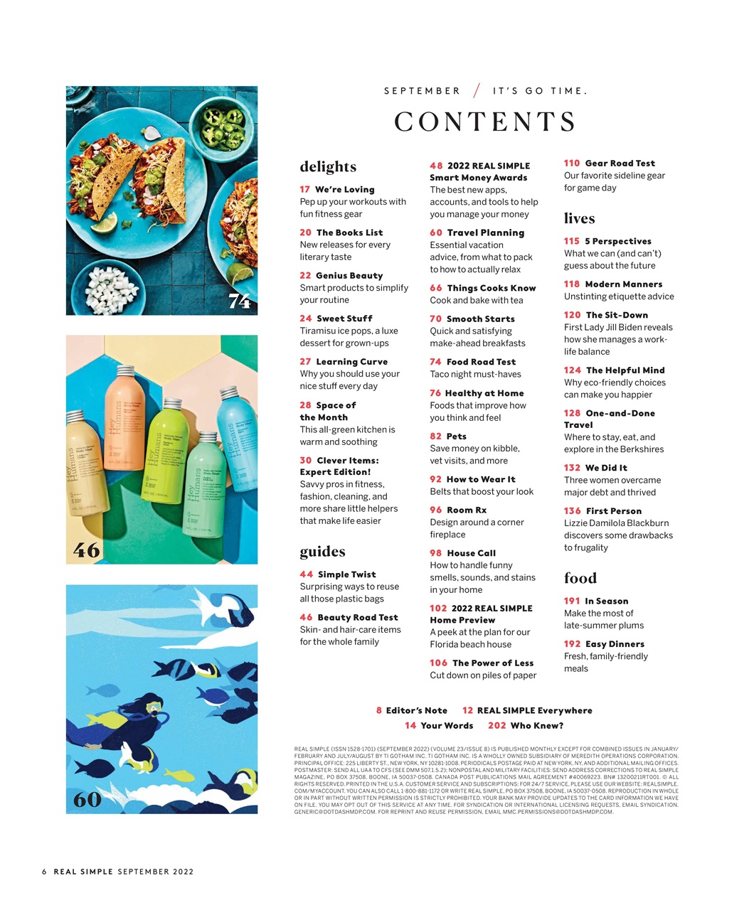 Real Simple Preview Pages