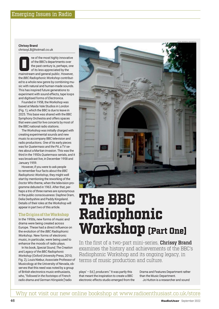 Radio User Preview Pages