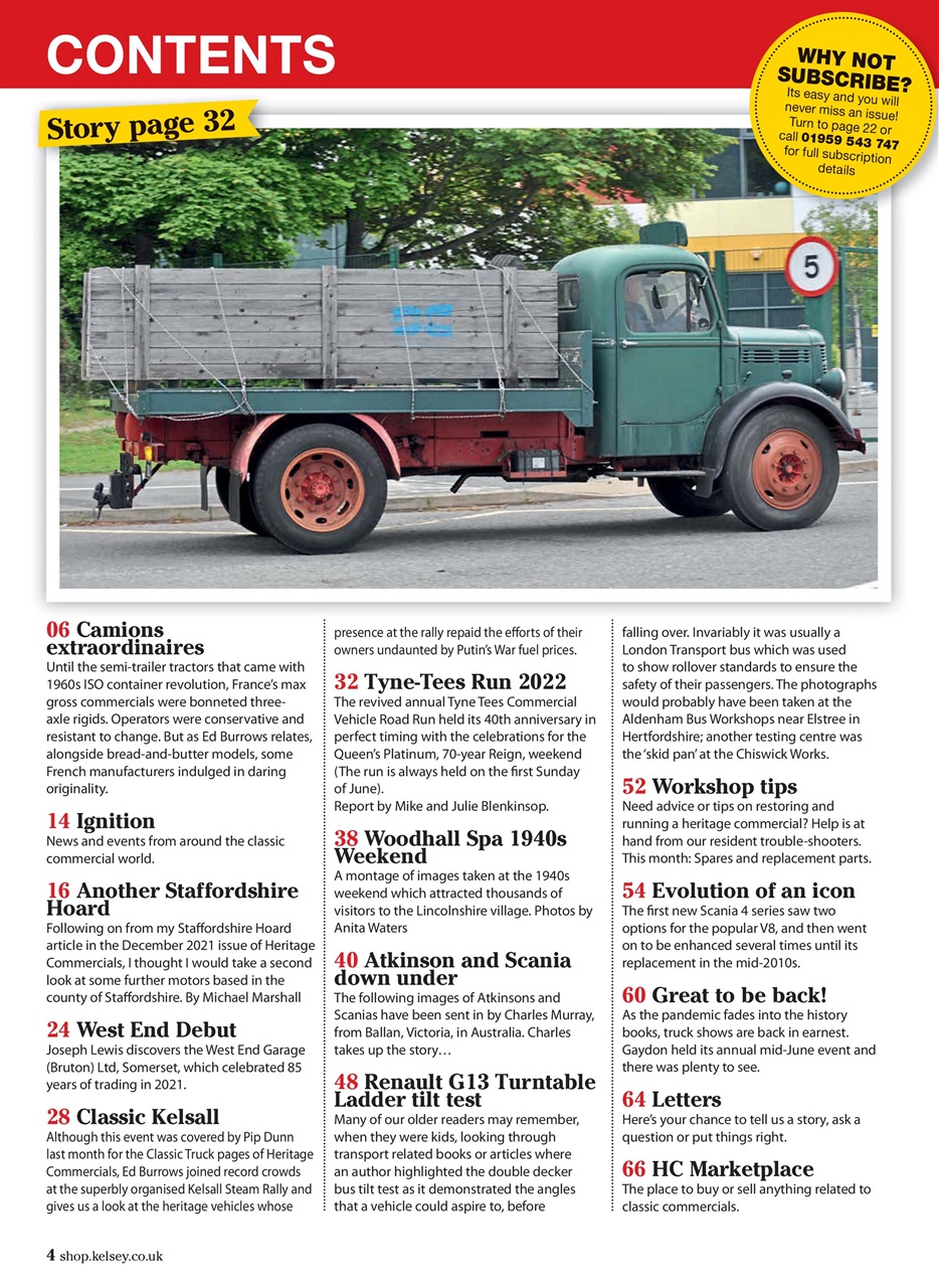 Heritage Commercials Magazine Preview Pages