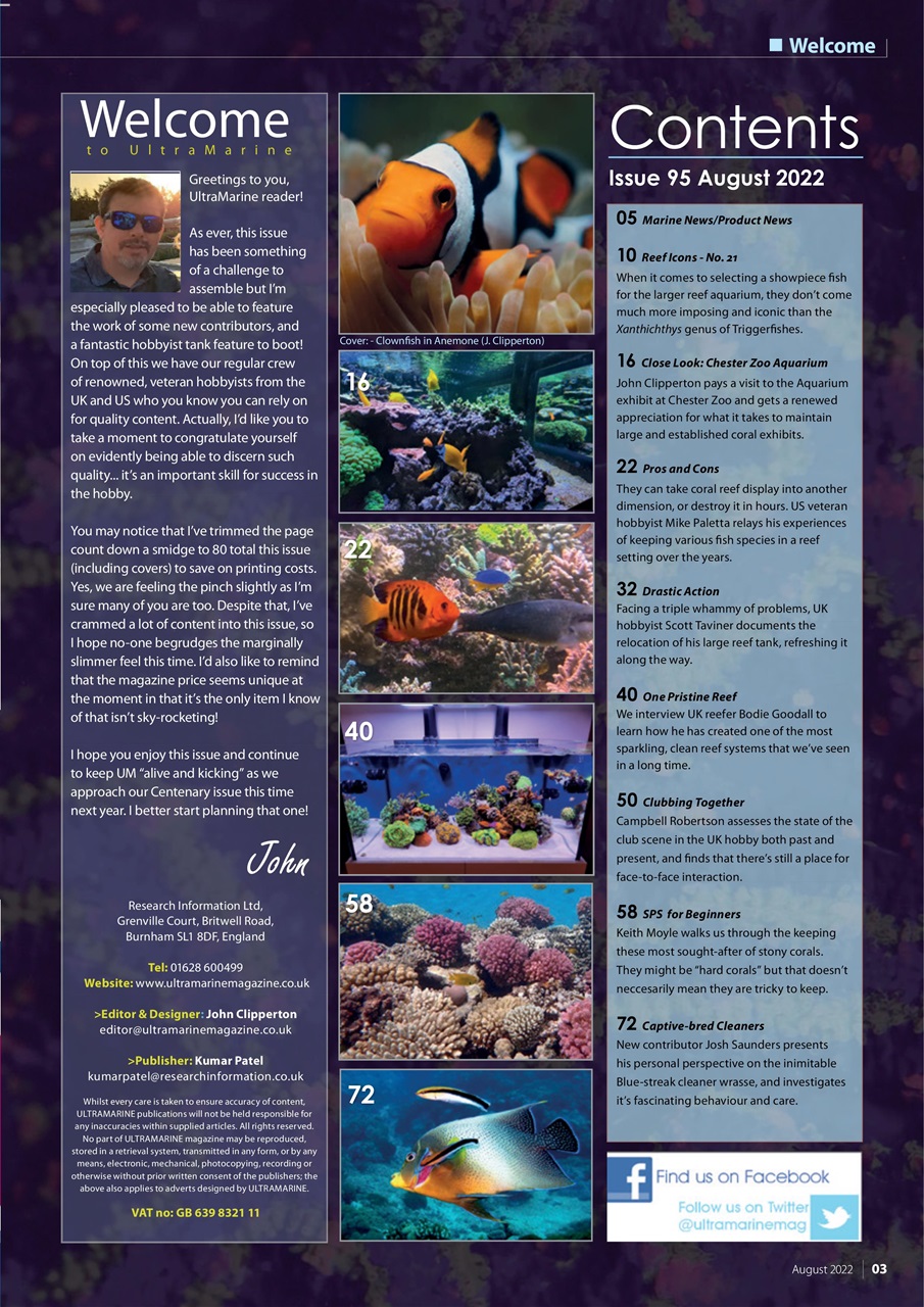 UltraMarine Magazine Preview Pages