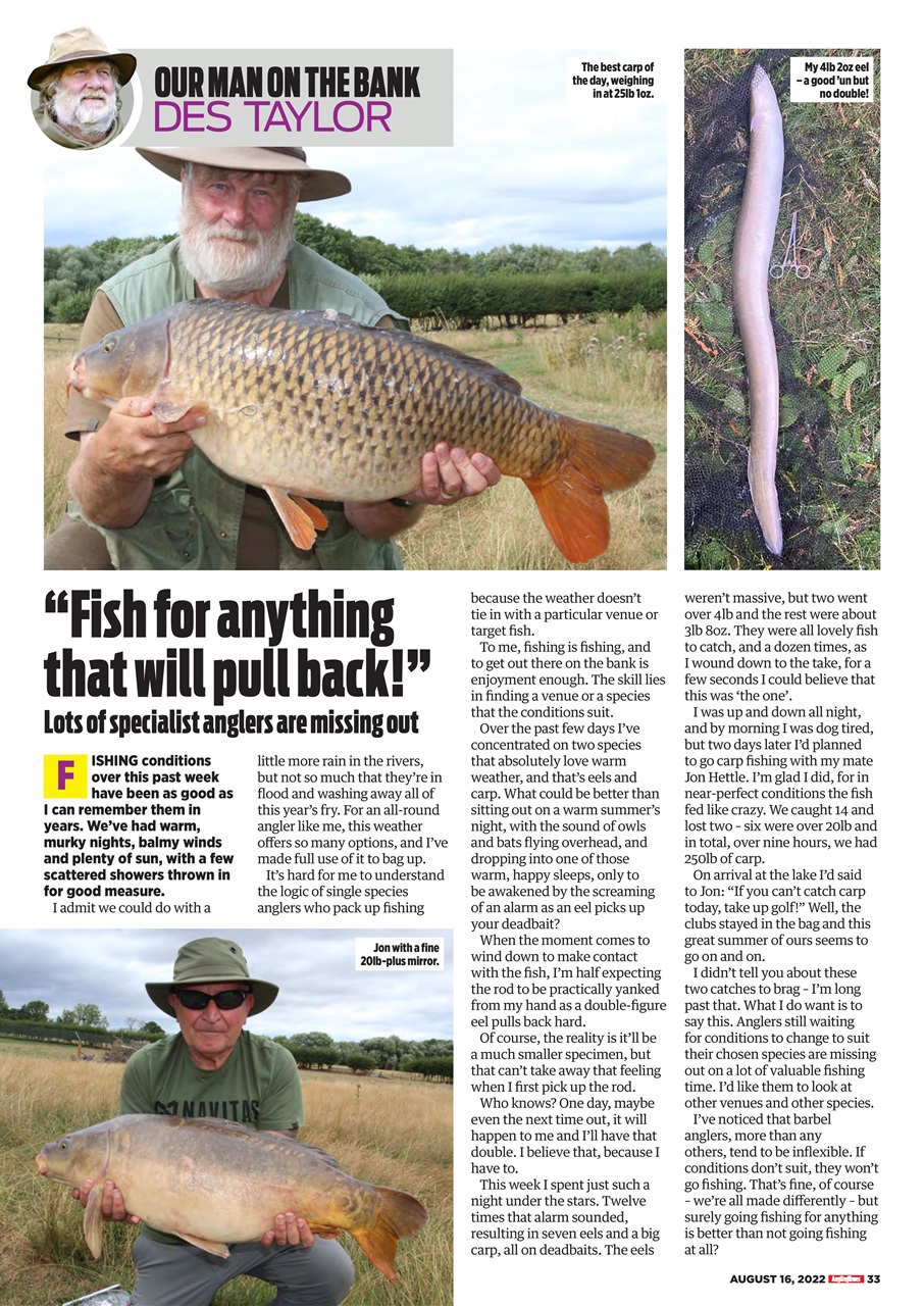 Angling Times Preview Pages