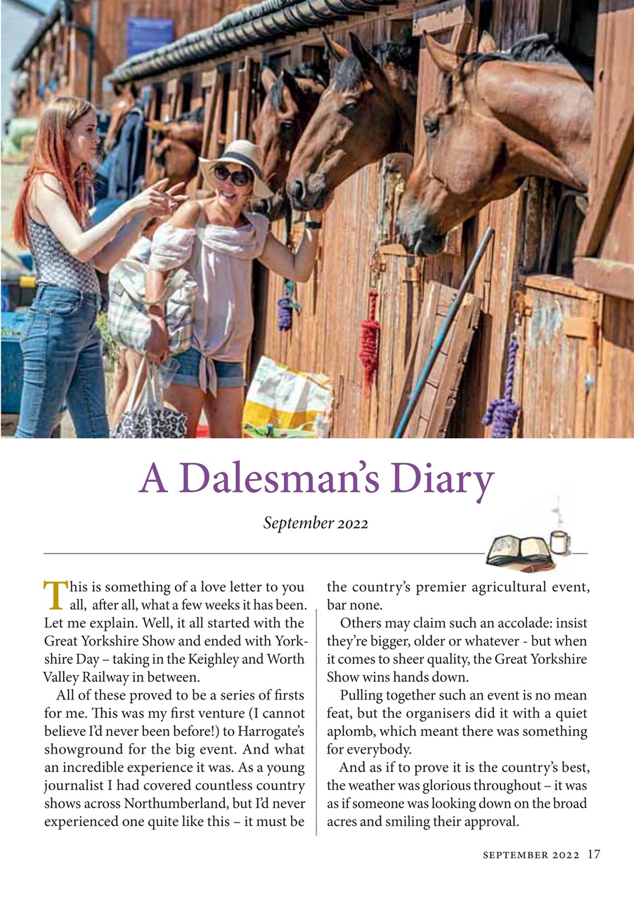 The Yorkshire Dalesman Preview Pages