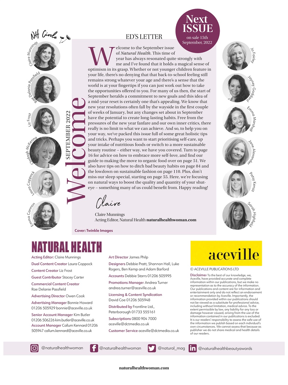 Natural Health Preview Pages