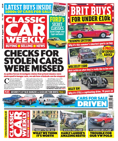 Classic Car Weekly issue 17-Aug-22