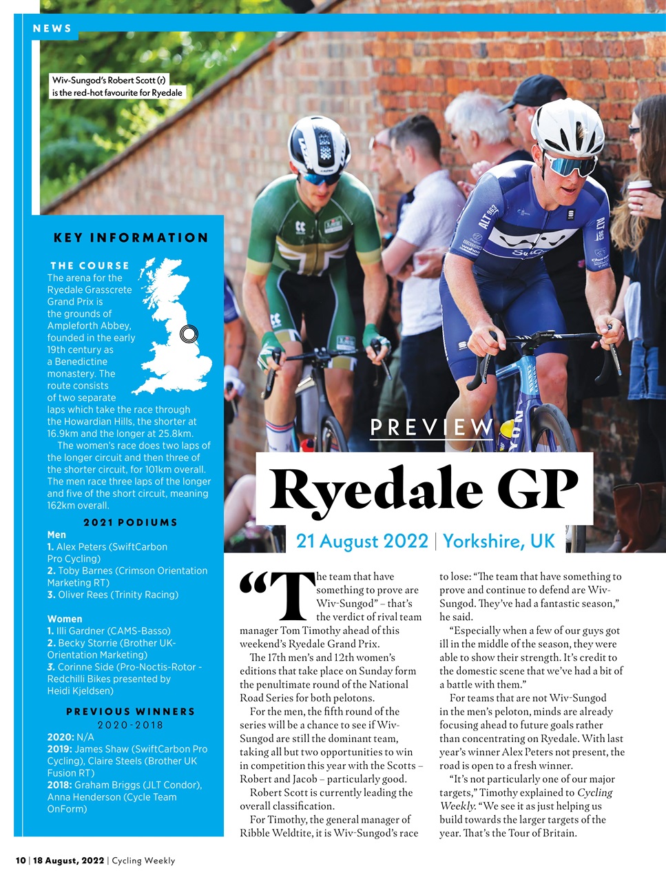 Cycling Weekly Preview Pages