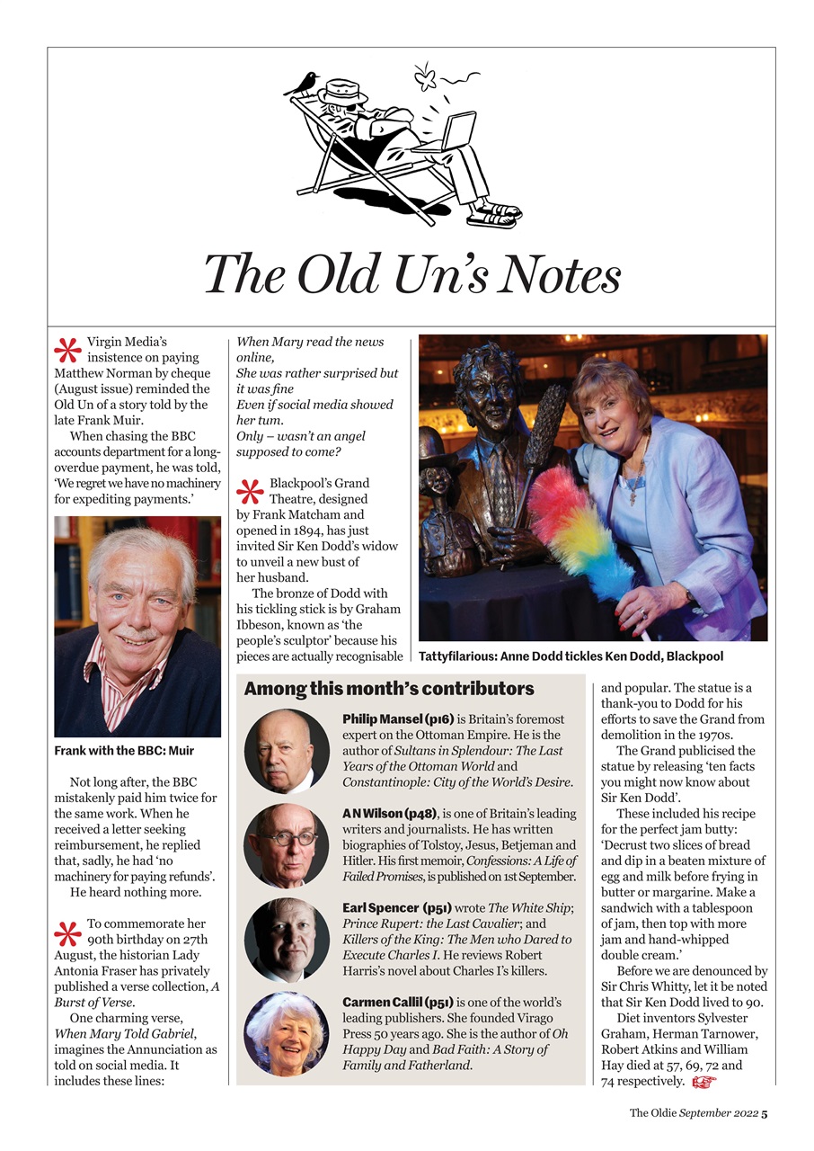 The Oldie Preview Pages