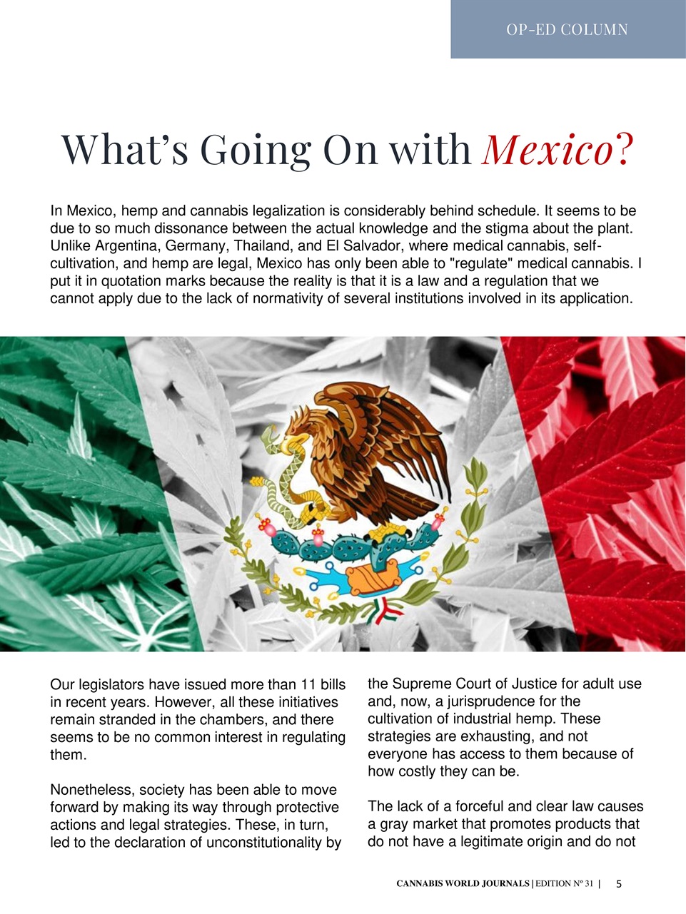 Cannabis World Journals Preview Pages