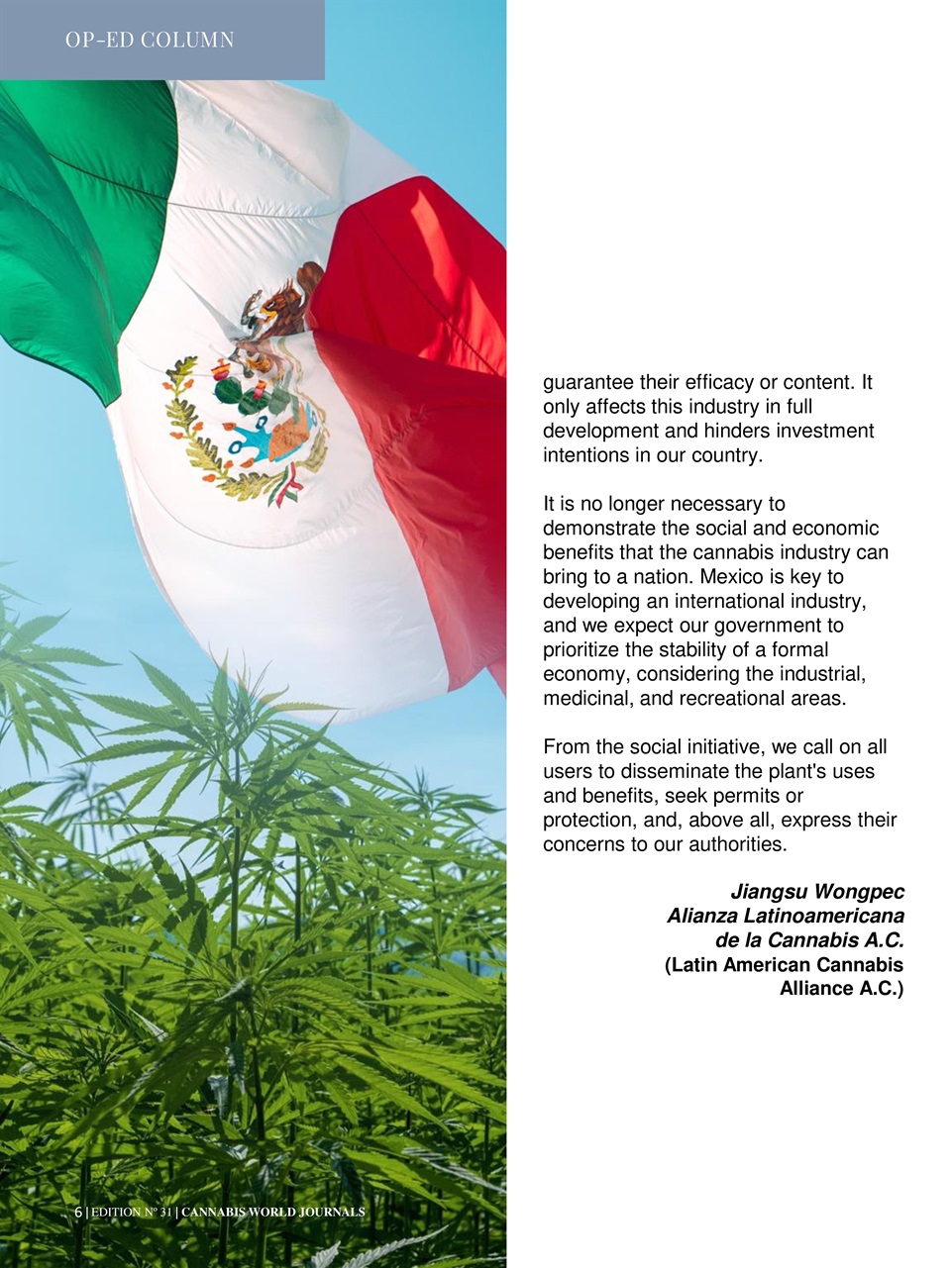 Cannabis World Journals Preview Pages