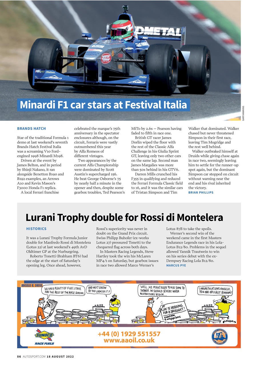 Autosport Preview Pages