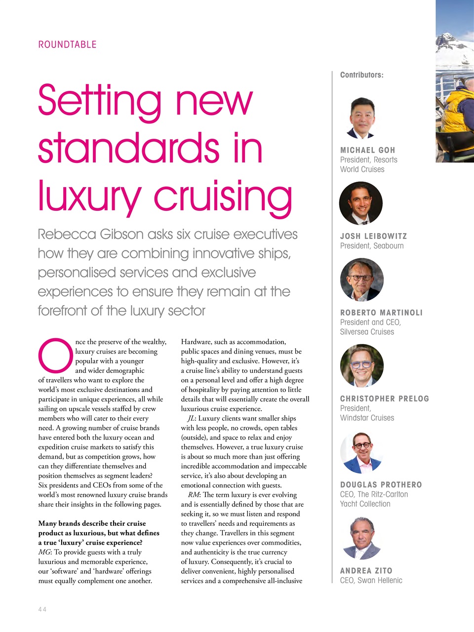 Cruise & Ferry Preview Pages