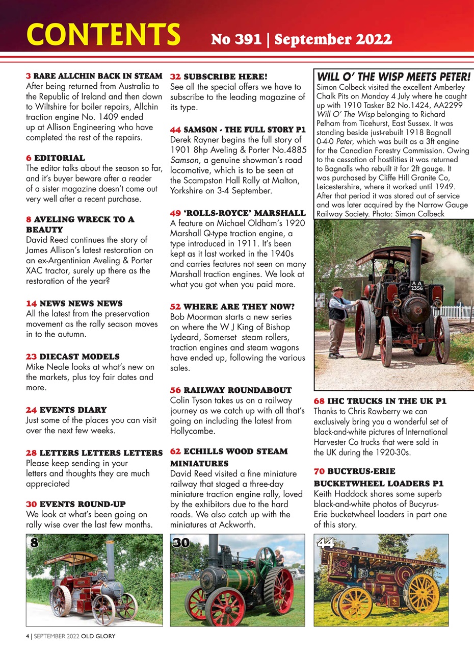 Old Glory Magazine Preview Pages