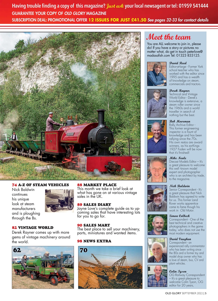 Old Glory Magazine Preview Pages