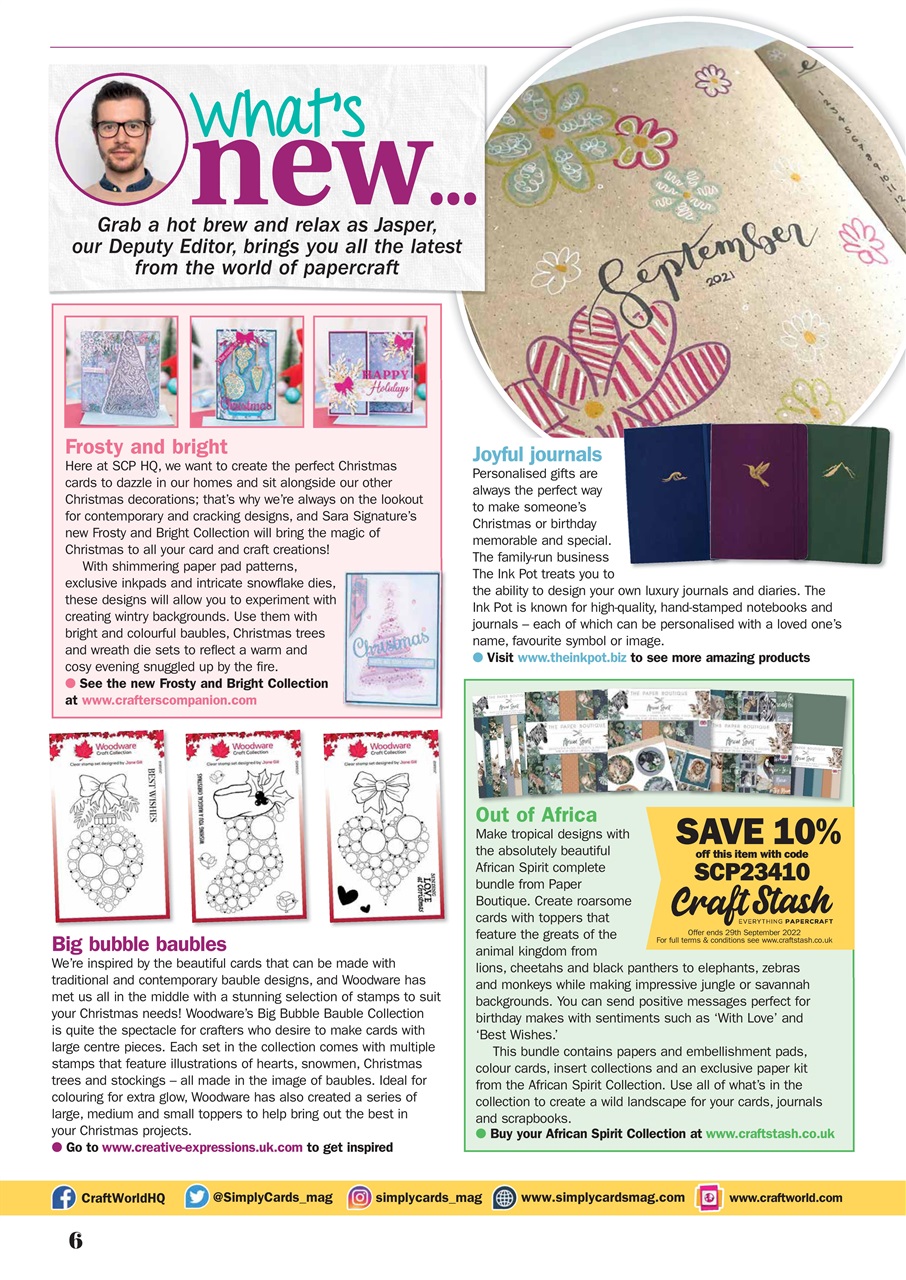 Simply Cards & Papercraft Preview Pages