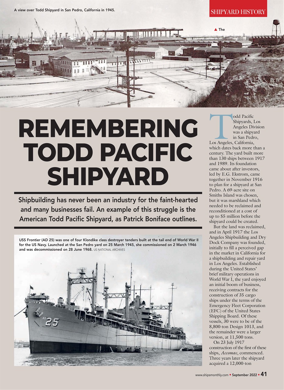 Ships Monthly Preview Pages