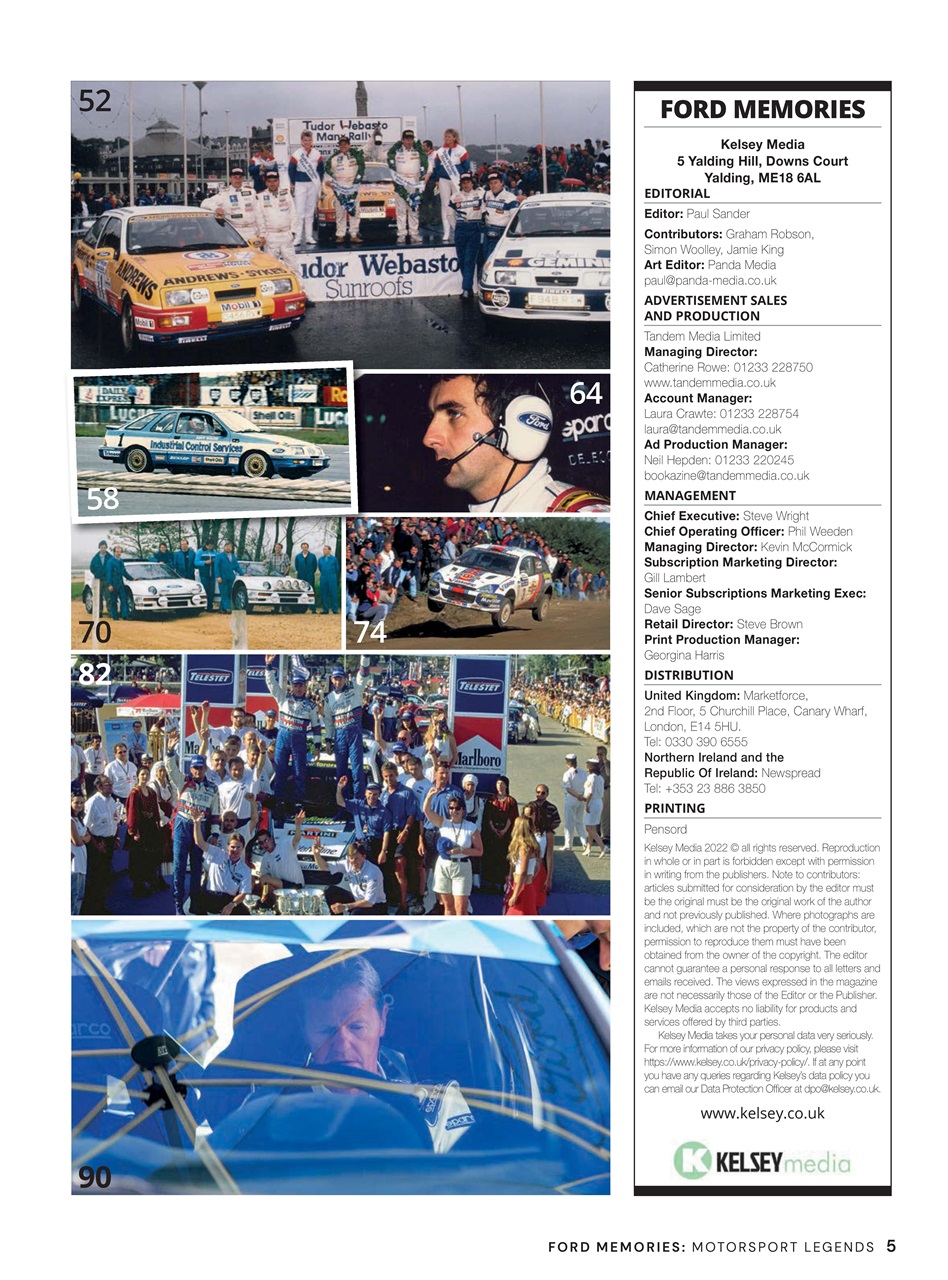 Ford Memories Preview Pages