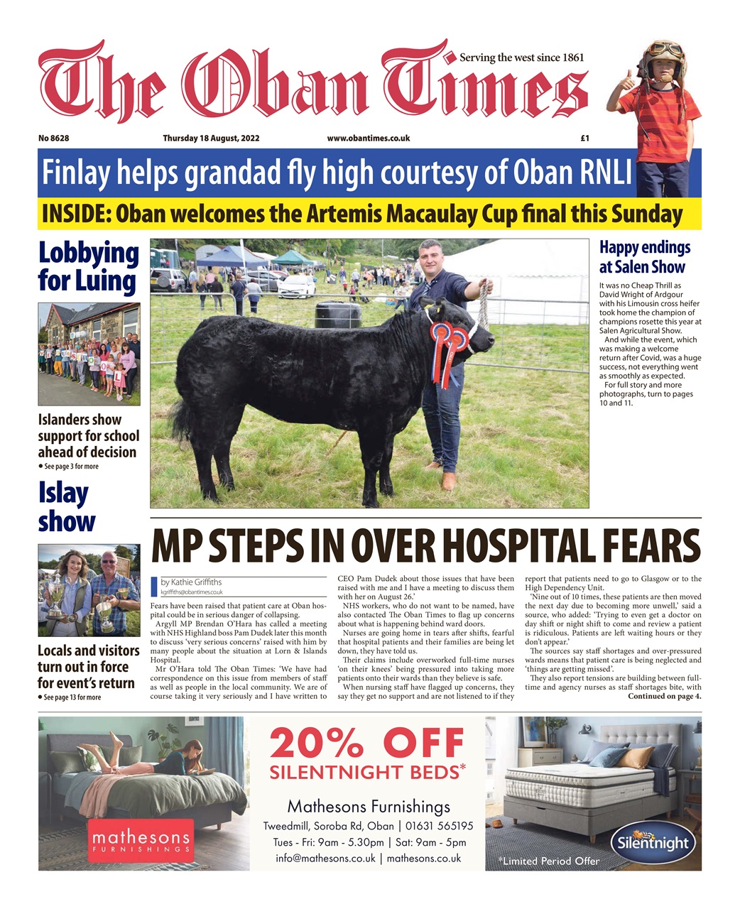 The Oban Times & Lochaber Times Preview Pages