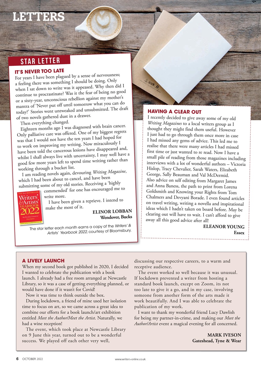 Writing Magazine Preview Pages