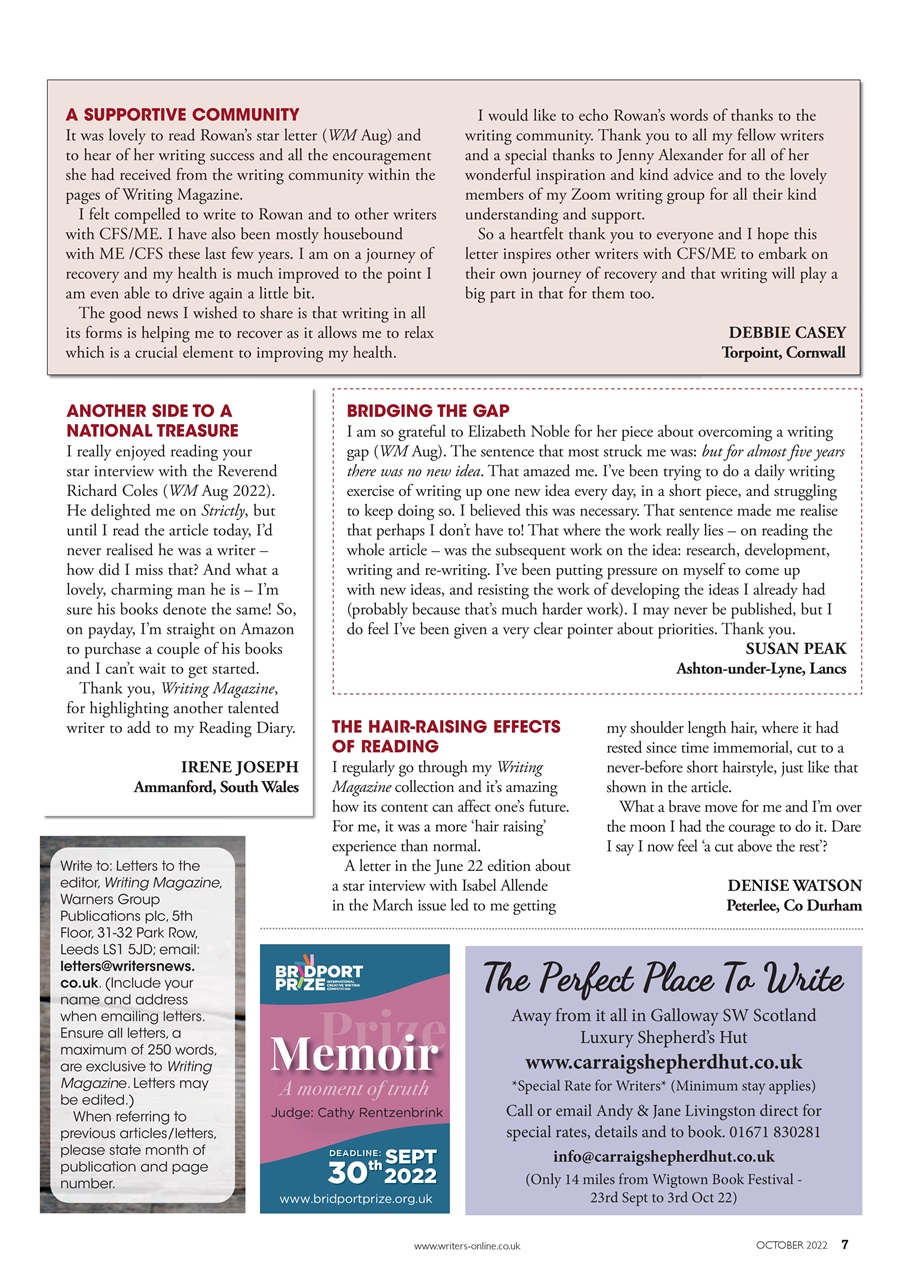 Writing Magazine Preview Pages