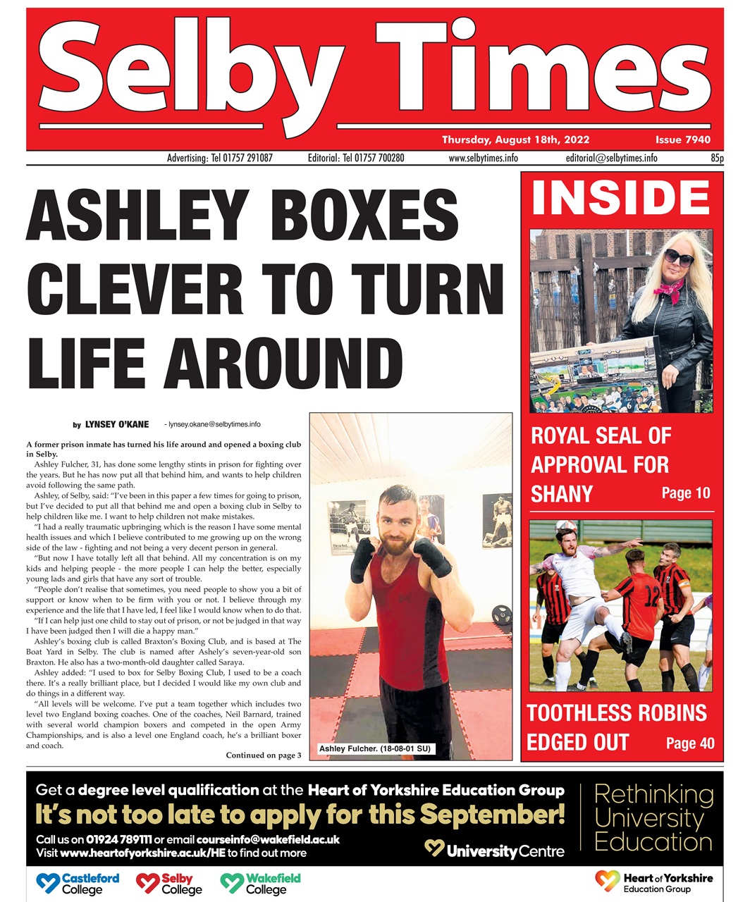 Selby Times Preview Pages