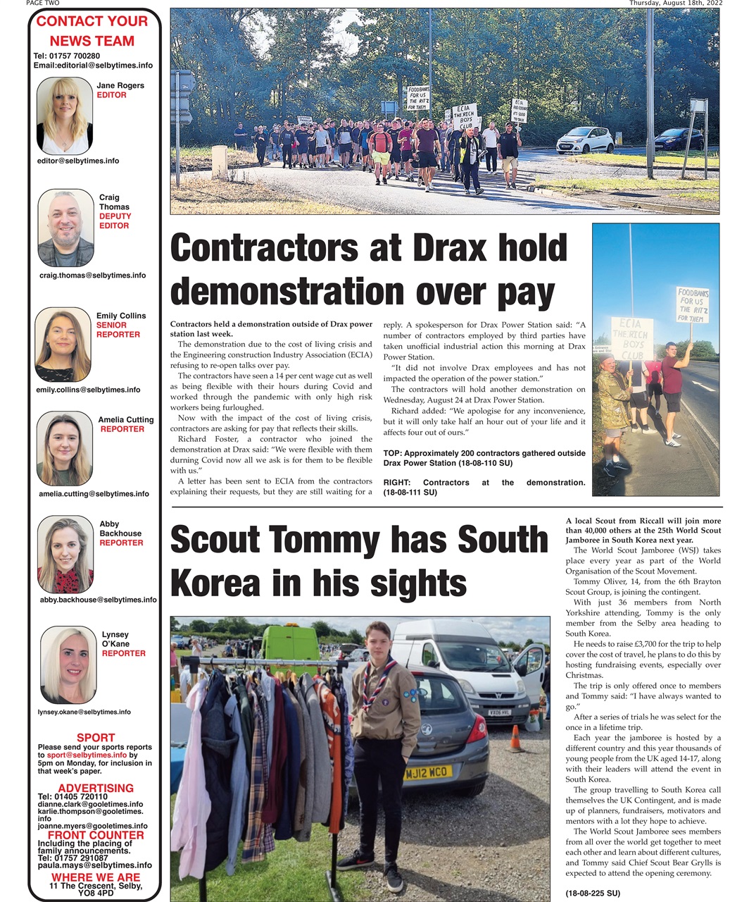 Selby Times Preview Pages