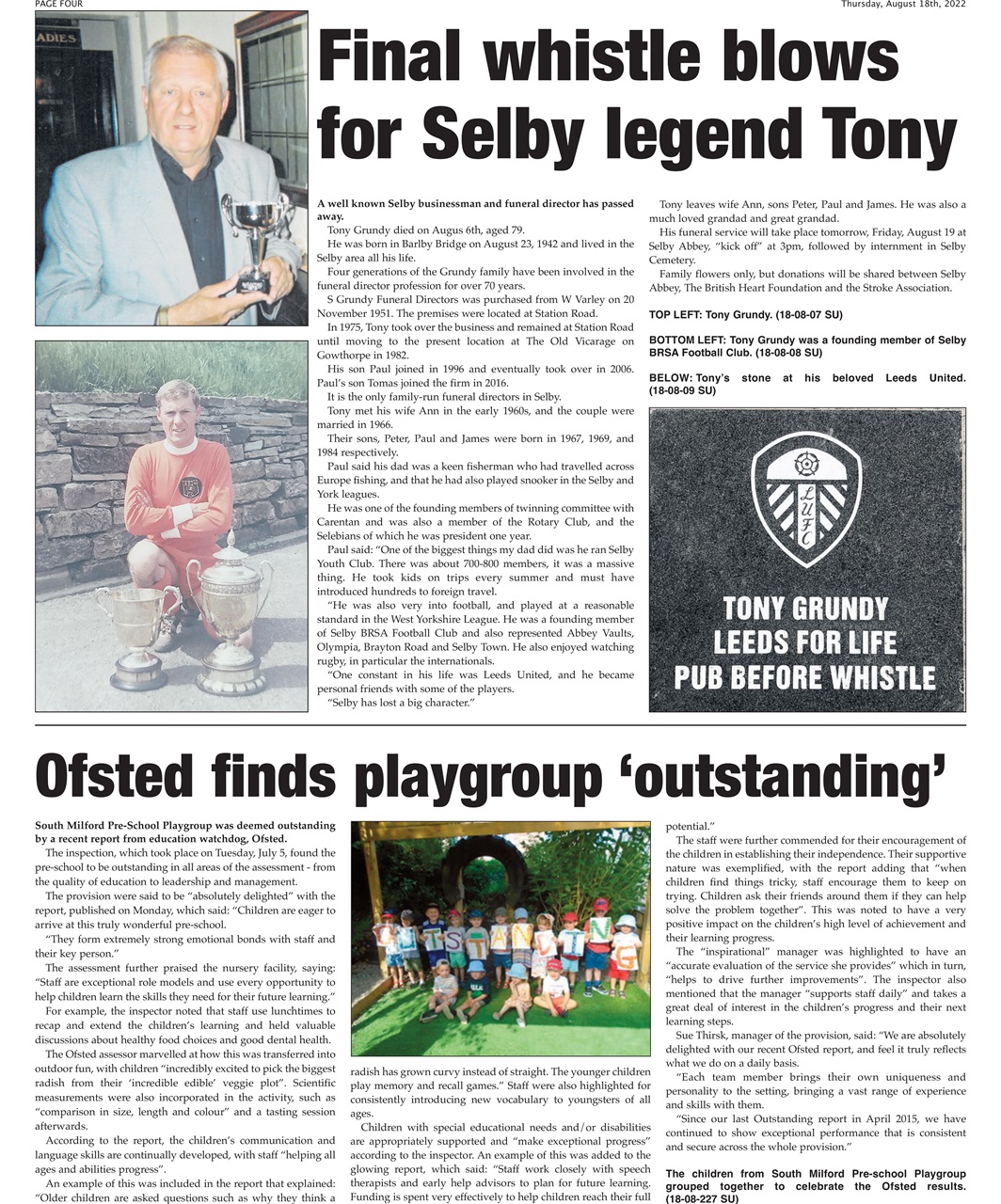 Selby Times Preview Pages