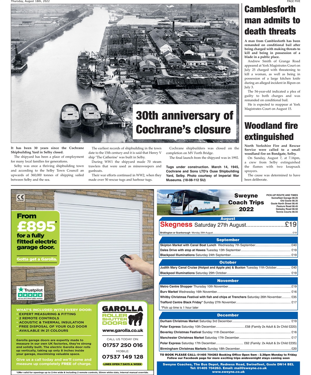 Selby Times Preview Pages