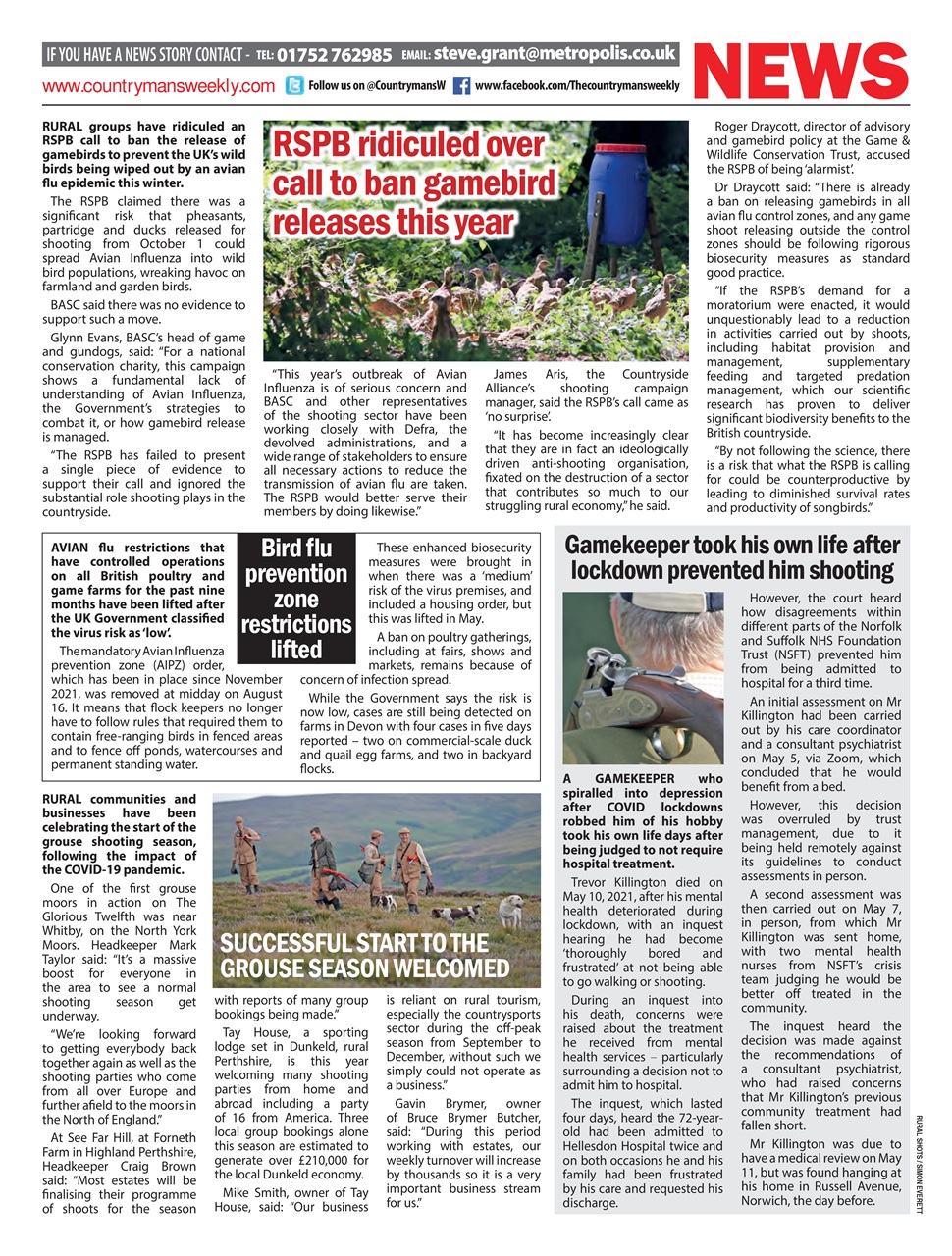 Countryman's Weekly Preview Pages