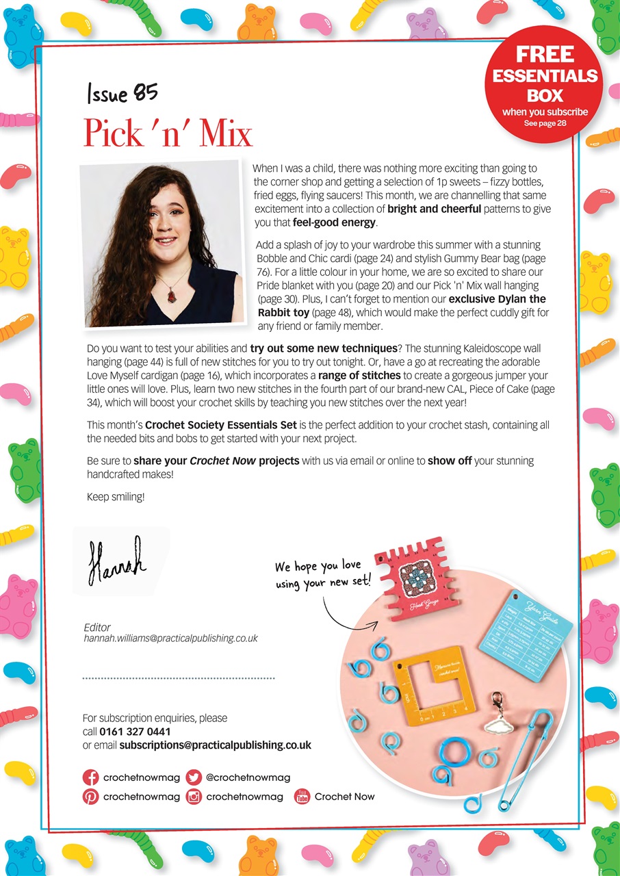 Crochet Now Magazine Preview Pages
